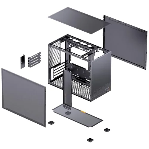 Boîtier PC - Jonsbo - D32 STD - Maille - Noir - Micro-ATX - Flux dair puissant - vue 6