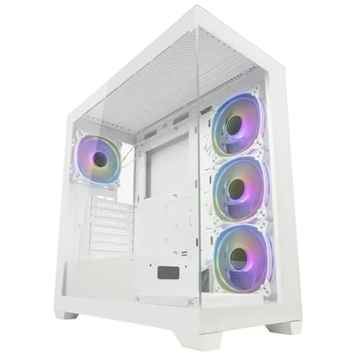 LC-Power Gaming 715W Seamless_Pale_X Blanc 4x ARGB 120mm