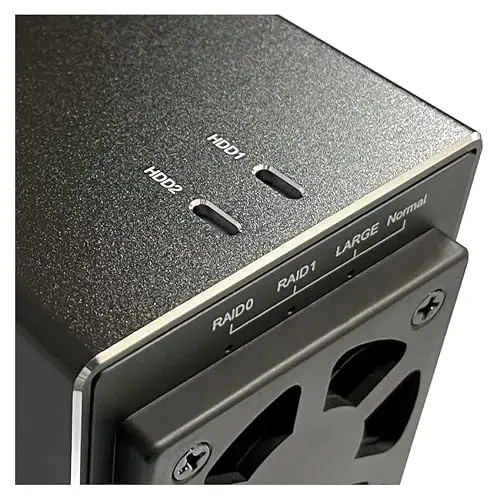 Boîtier PC - LC-POWER - LC-35U3-RAID-2 - 2 Baies 35 Pouces - Ventilation Optimale - Compatible ATX - vue 3