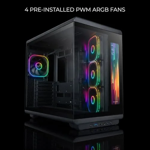 Boîtier PC - MARS GAMING - MC-REVMAX - Écran IPS 118 - 4 ventilateurs ARGB - GPU 420 mm - vue 4