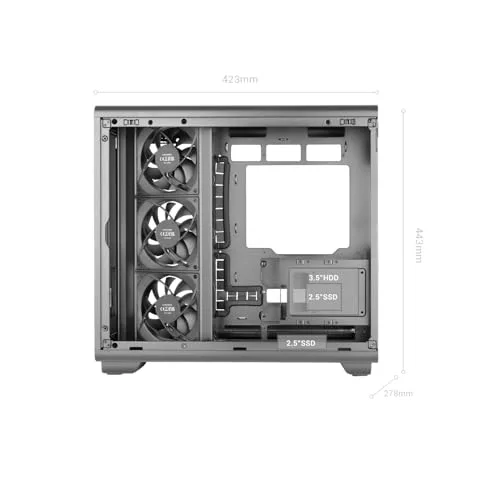 Boîtier PC - MARS GAMING - MC-REVMAX - Écran IPS 118 - 4 ventilateurs ARGB - GPU 420 mm - vue 6