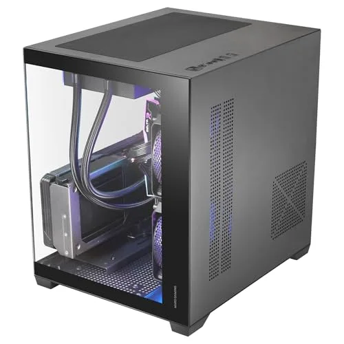 Boîtier PC - MARS GAMING - MC-VIEW3 - Micro-ATX - Verre trempé panoramique - 3 ventilateurs ARGB 120 mm - vue 8