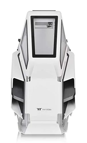 Boîtier PC Mid Tower - Thermaltake - AH T600 - Couleur Neige - Panneaux en verre trempé - Bouton futuriste - vue 2