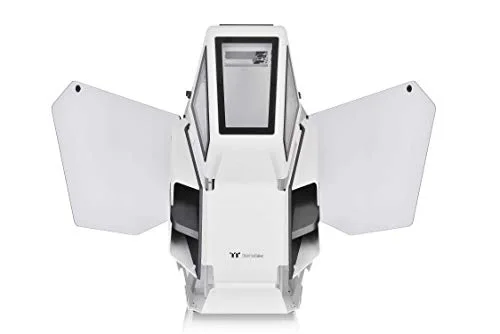 Boîtier PC Mid Tower - Thermaltake - AH T600 - Couleur Neige - Panneaux en verre trempé - Bouton futuriste - vue 5
