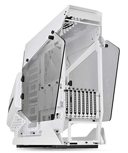 Boîtier PC Mid Tower - Thermaltake - AH T600 - Couleur Neige - Panneaux en verre trempé - Bouton futuriste - vue 6