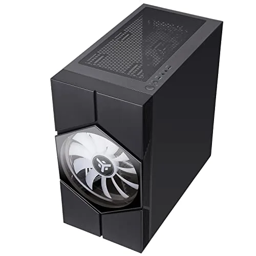 Boîtier PC Mini Tour Micro ATX - ITek - Vortex RGB - Panneau vitré - Blanc - Taille unique - vue 4