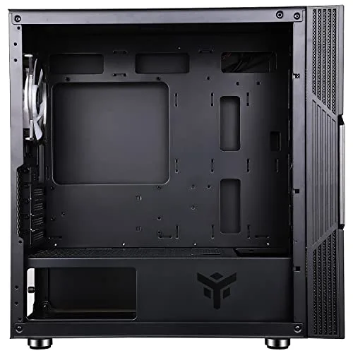Boîtier PC Mini Tour Micro ATX - ITek - Vortex RGB - Panneau vitré - Blanc - Taille unique - vue 6