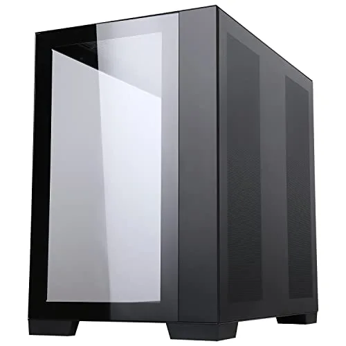 Boîtier PC Moyen Tour ATX avec panneau vitré ITek Dark Cave RGB - noir - TU - vue 2