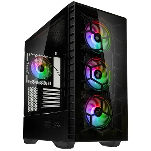 Kolink Observatory Y RGB Boîtier Moyen Tour E-ATX avec 4 ventilateurs ARGB 120mm