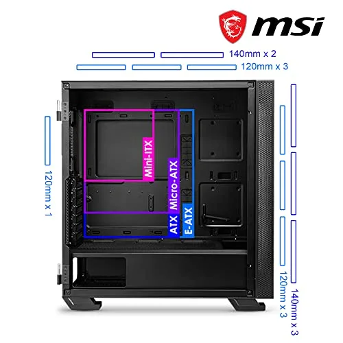 Boîtier PC - MSI - MAG VAMPIRIC 300R - Noir ( 306-7G19R12-809 ) - vue 5