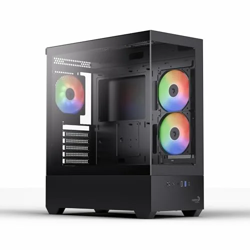 AeroCool P500D Noir 3x120mm ARGB Reverse ATX