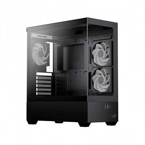 Boitier PC sans alimentation - AEROCOOL P500D - ACCM-PN06033.11 - Moyen tour - Format ATX - Noir - vue 2