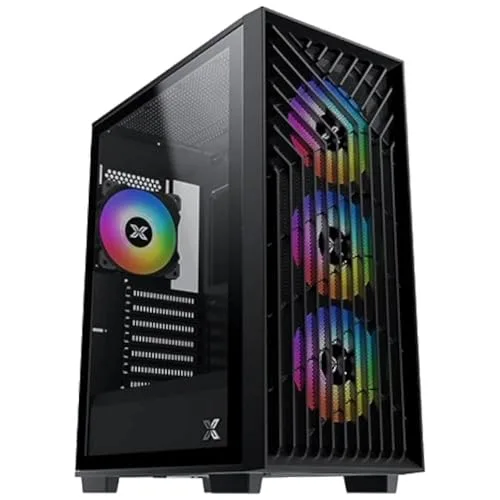 XIGMATEK Lux G Moyen Tour ATX 4 ventilateurs 120mm RGB