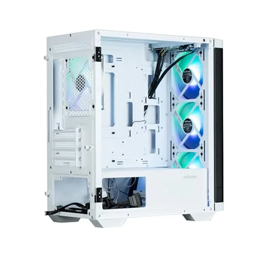 Boitier PC sans alimentation - ZALMAN M4 ARGB (Blanc) - Moyen tour - Format M-ATX - vue 9