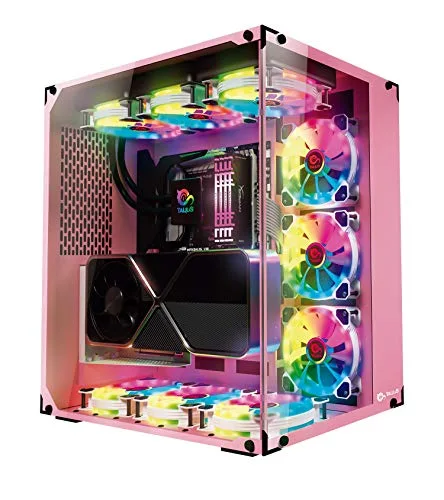 Talius Cronos Orchid RGB ATX 3x120mm Rose