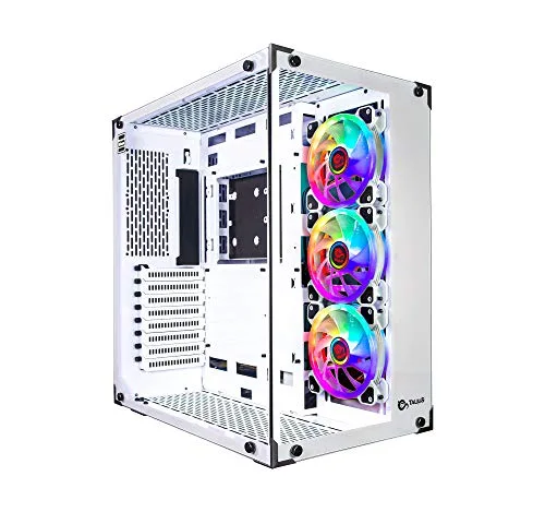 Talius Cronos RGB ATX Blanc