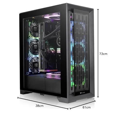 Boîtier PC - THERMALTAKE - CTE T500 TG ARGB (Noir) - Grande tour - Format E-ATX - Sans alimentation - vue 9