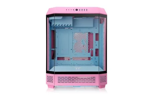 Boîtier PC - Thermaltake - The Tower 600 - Bubble Pink - 550x420x286.4 mm - Placement horizontal - vue 2