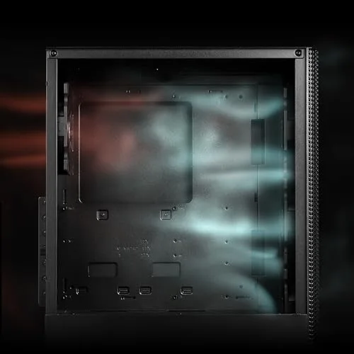 Boîtier PC XPG VALOR MESH Midi Tower noir - 4 ventilateurs panneau mesh magnétique - vue 3