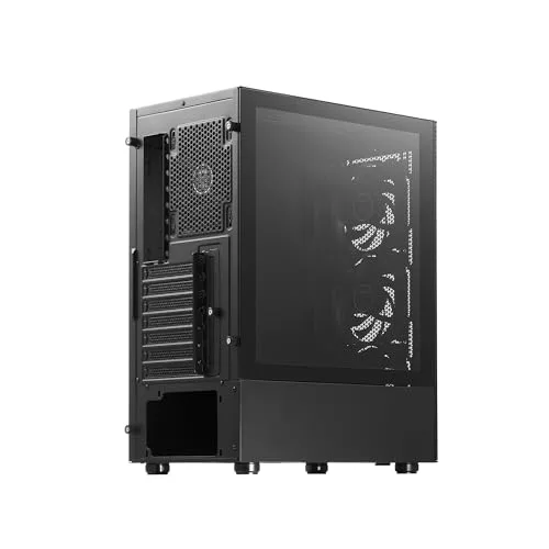 Boîtier PC XPG VALOR MESH Midi Tower noir - 4 ventilateurs panneau mesh magnétique - vue 8