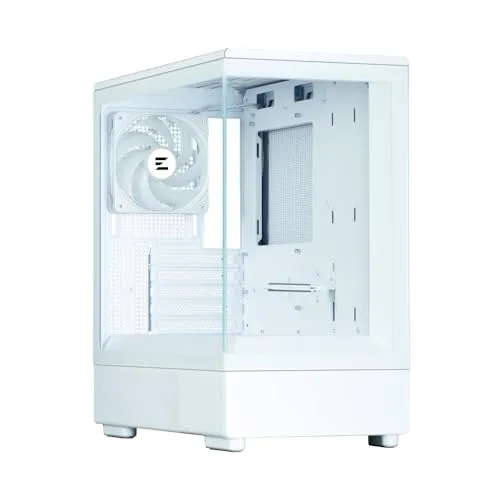 Boîtier PC - ZALMAN - P10 - Mini tour - M-ATX - Blanc - Verre trempé - USB-C et A-RGB - vue 2