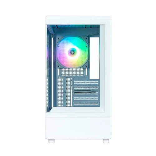 Boîtier PC - ZALMAN - P10 - Mini tour - M-ATX - Blanc - Verre trempé - USB-C et A-RGB - vue 3