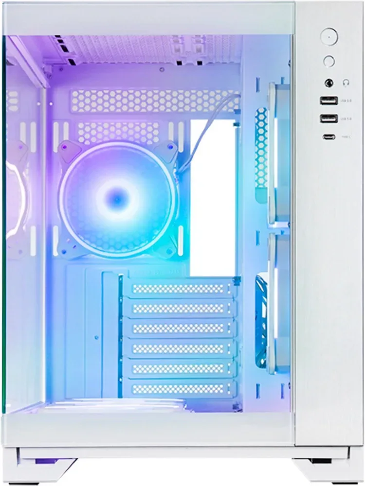 Chieftec GM-30W-TG-OP ATX mATX mITX White - vue 3
