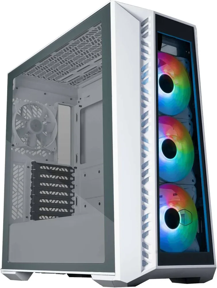 Cooler Master MasterBox MB520 TG ATX White - vue 2