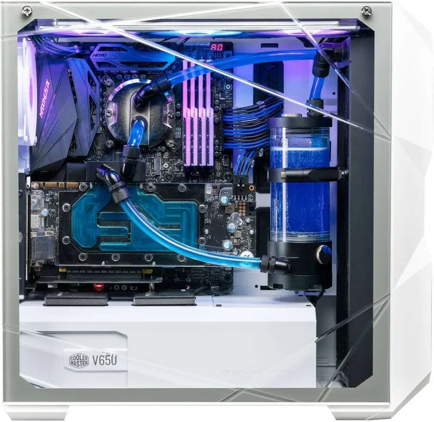 Cooler Master MasterBox TD500 ATX RGB White - vue 2