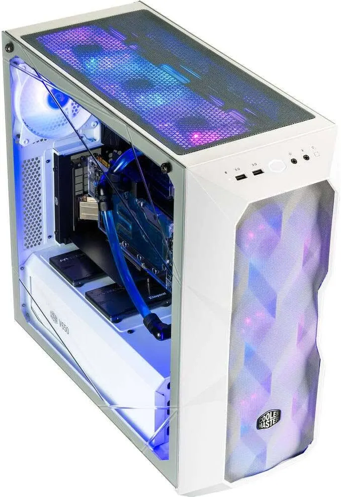Cooler Master MasterBox TD500 ATX RGB White - vue 3