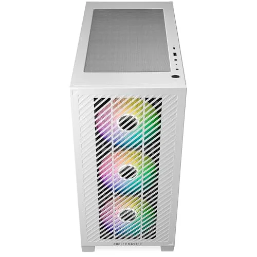 Cooler Master Mini Tower White RGB - vue 4