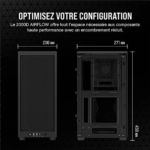 Corsair 2000D Airflow ITX - vue 7