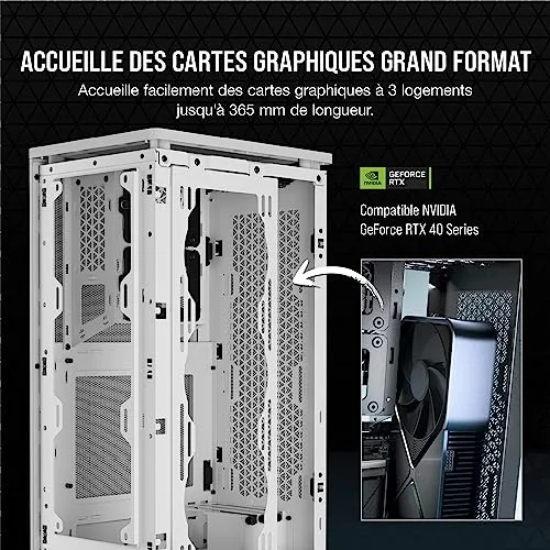 Corsair 2000D Airflow ITX White - vue 4
