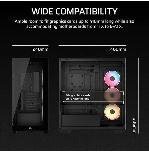 Corsair 3500X LX-R ATX RGB - vue 5