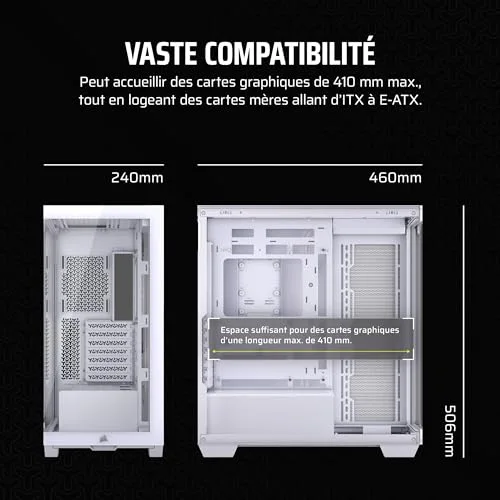 Corsair 3500X mATX White - vue 7