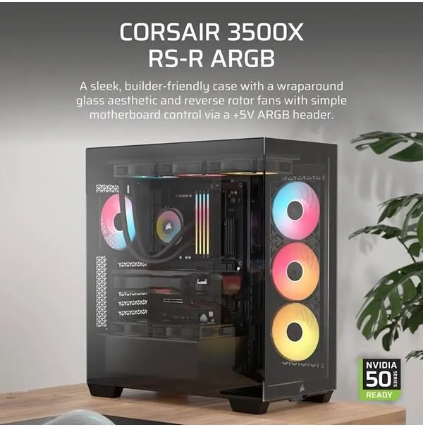 Corsair 3500X RS-R ATX RGB - vue 2