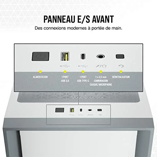 Corsair 4000D ATX White - vue 7