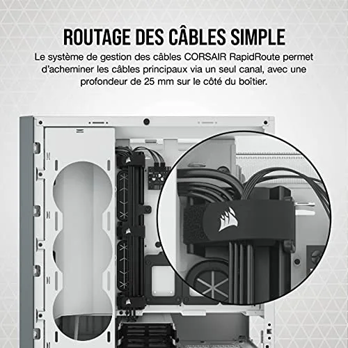 Corsair 5000D Airflow ATX White - vue 8