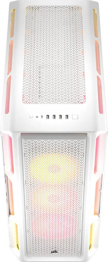 Corsair 5000T LX E-ATX RGB White - vue 3