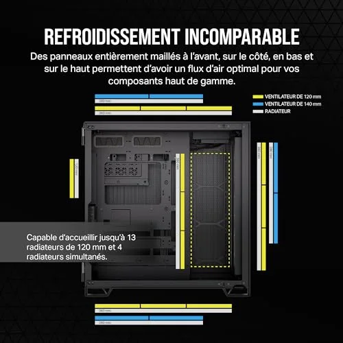 Corsair 6500D Airflow ATX - vue 6