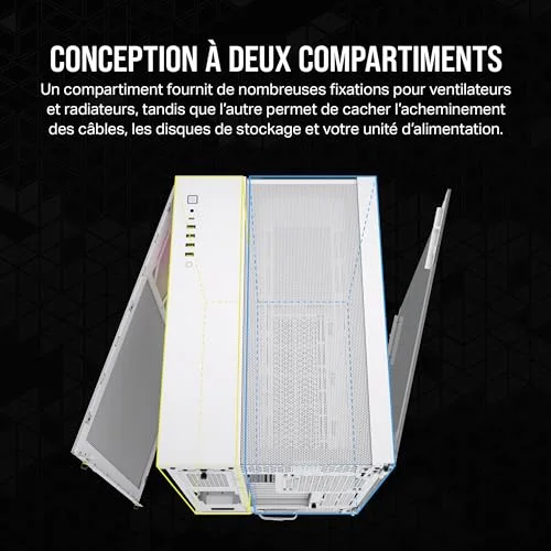 Corsair 6500X ATX RGB - vue 3