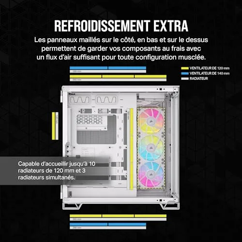 Corsair 6500X ATX RGB - vue 6