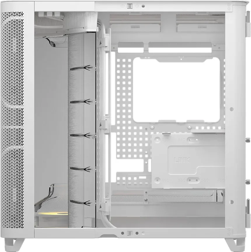 Corsair AIR 5400 RS-R ATX RGB White - vue 5