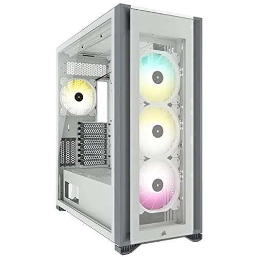 Corsair iCUE 7000X RGB Blanc ATX E-ATX 4x Ventilateurs 140mm