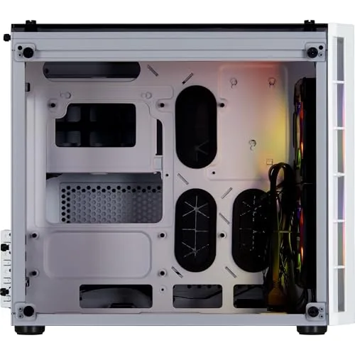 Corsair Crystal 280X RGB mATX White - vue 3