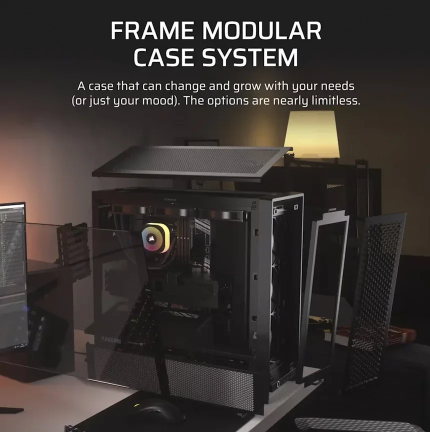 Corsair FRAME 4000D RS ATX - vue 3