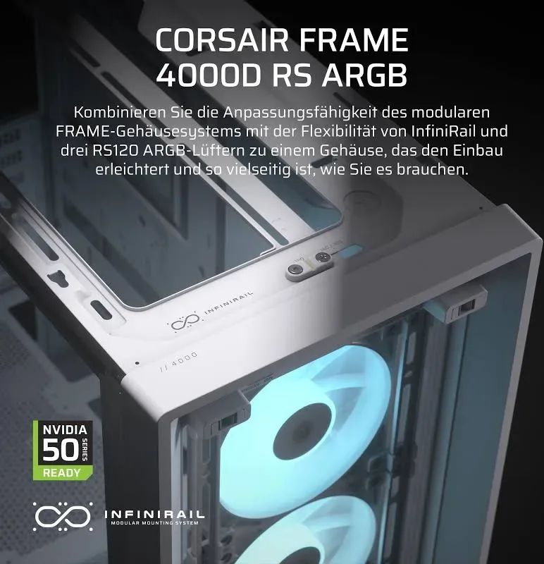 Corsair Frame 4000D RS ATX RGB - vue 2