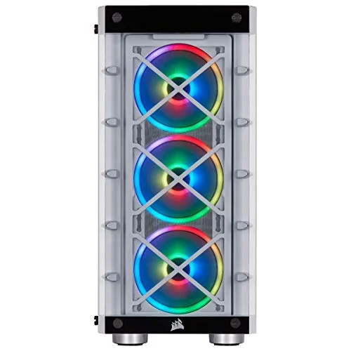Corsair iCUE 465X ATX RGB White - vue 2