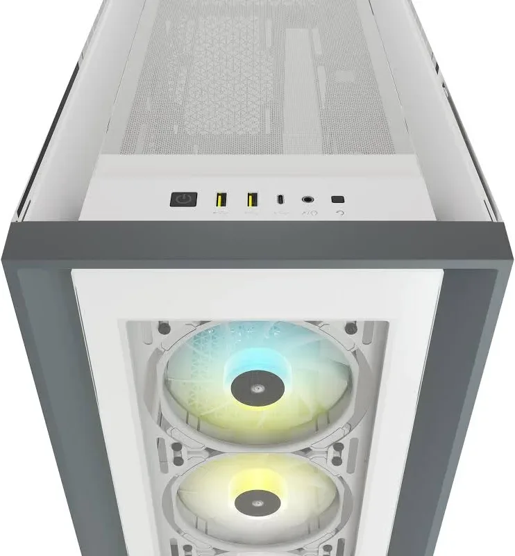 Corsair iCUE 5000X RGB ATX White - vue 5