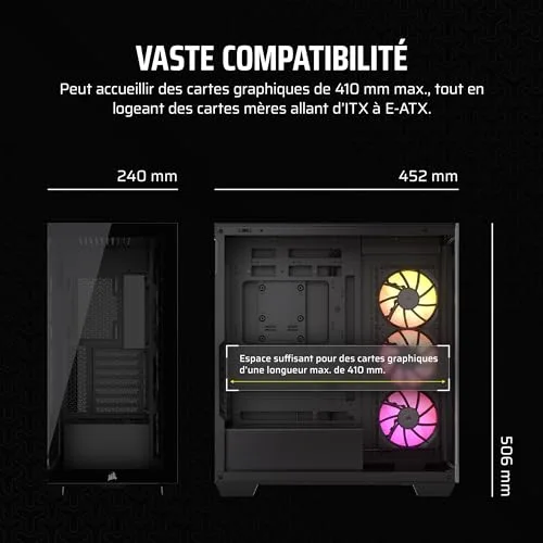 Corsair iCUE LINK 3500X mATX RGB - vue 3